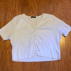 Brandy Melville White Paige Top